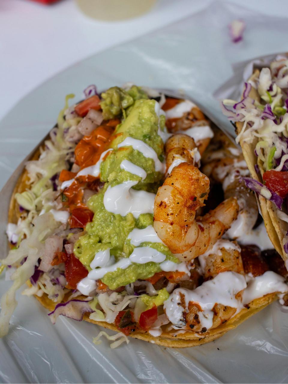 Tacos de camarón