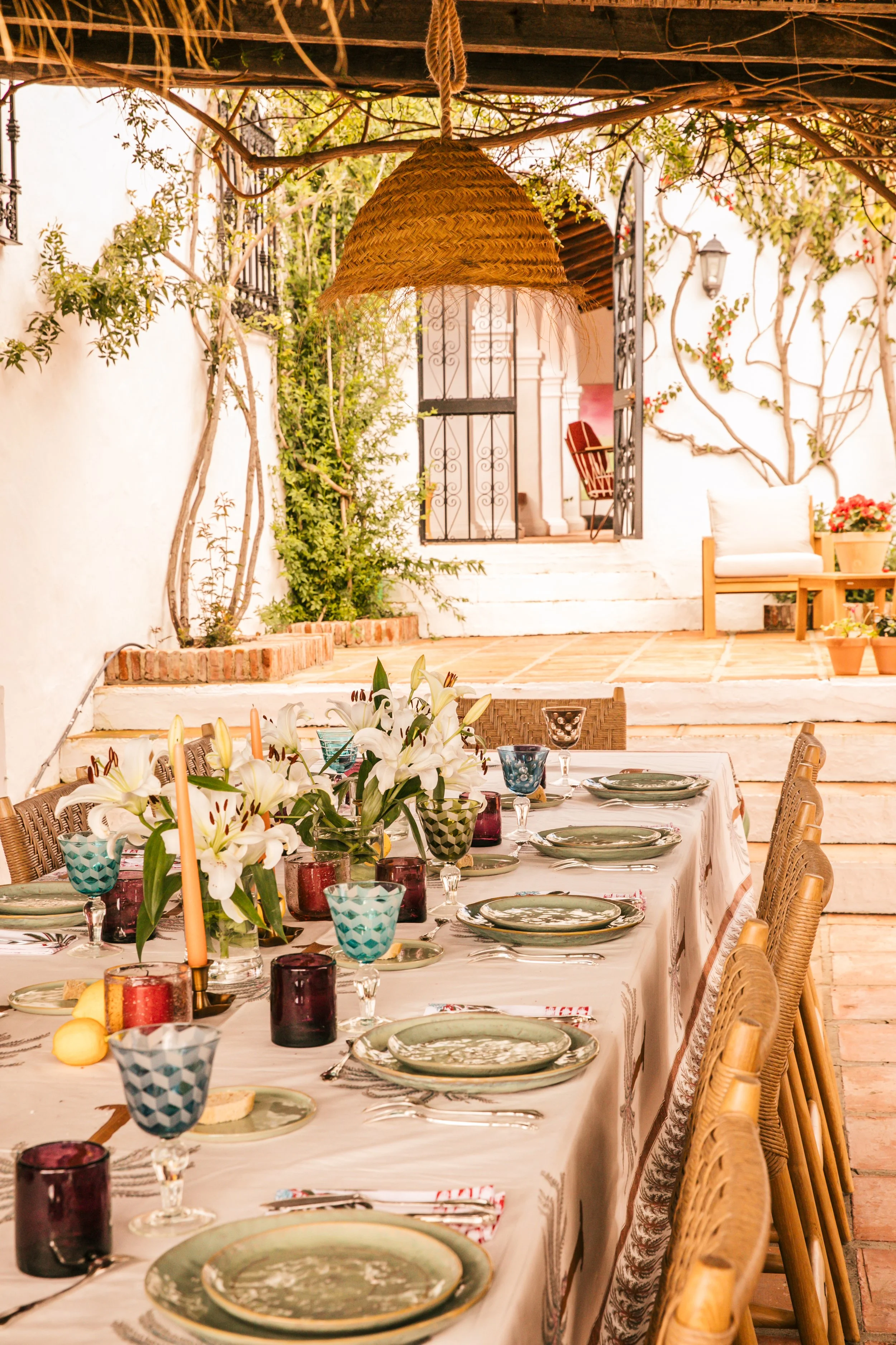 peaceful private dinner